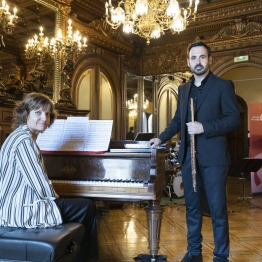 Do de flauta y piano Roberto Casado-Francesca Croccolino